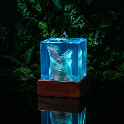 Blue Ocean World™Lámpara de resina LED 3d