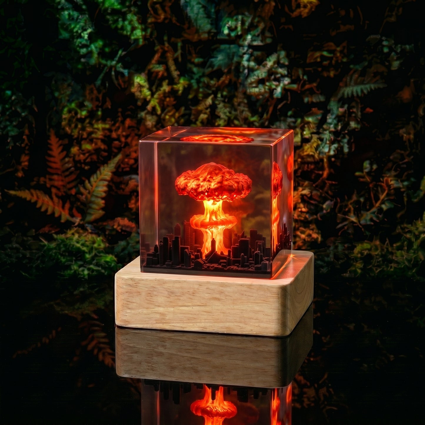 Impact Fusion World™Lámpara de resina LED 3d